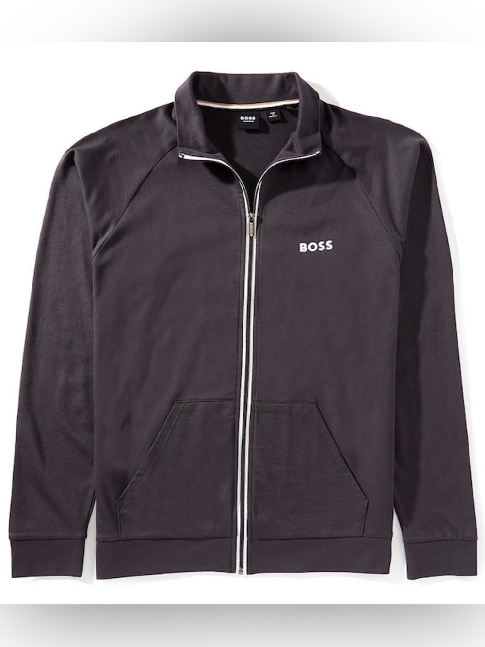 Hugo Boss Men’s Black Full-Zip Sweatshirt Jacket